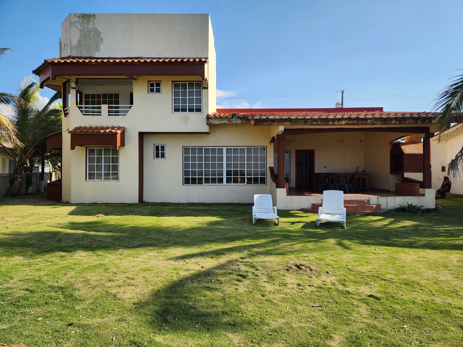 View from Ocean — Back of Home